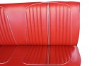 101924 1964 Ford Galaxie Country Squire Rear Bench Red Detail